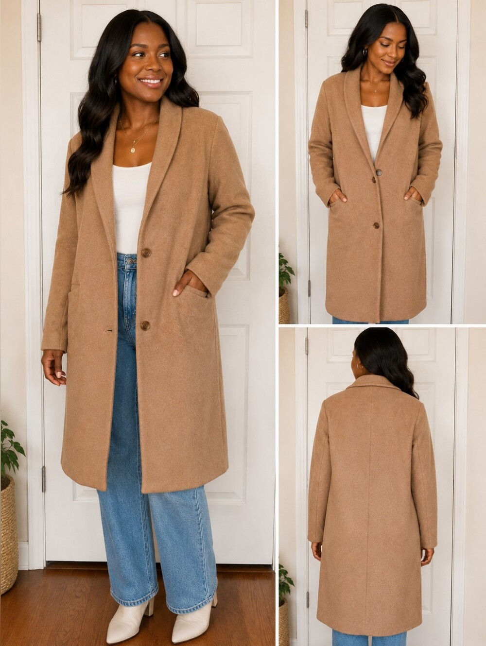 Wilfred Coat - 100 % Merino Wool Women size Small Long Coat